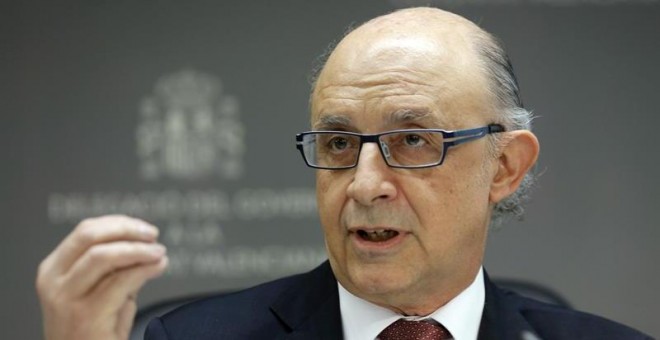 El ministro de Hacienda y Administraciones Públicas, Cristóbal Montoro. EFE/Juan Carlos Cárdenas