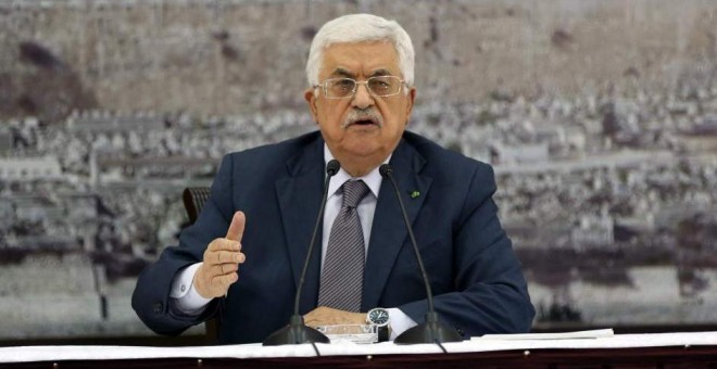 Mahmud Abás, presidente del estado palestino. EFE