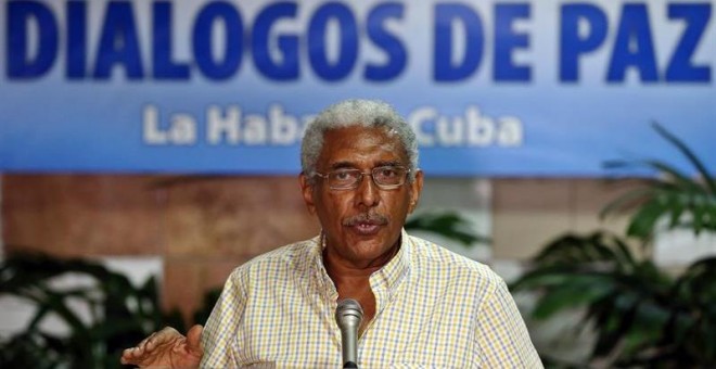 El comandante de las FARC Joaquín Gómez, en La Habana. / ALEJANDRO ERNESTO (EFE)