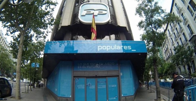 La sede del Partido Popular en Madrid./EUROPA PRESS