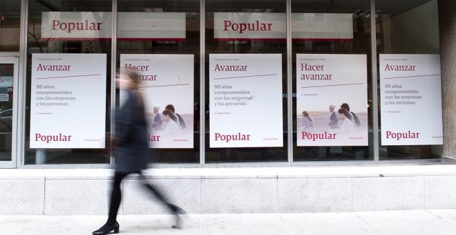 Una oficina del Banco Popular. REUTERS