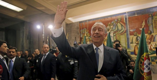 Los resultados oficiales confirman la elección de De Sousa como presidente de Portugal.- EP