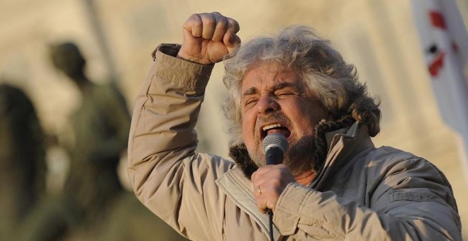 El fundador del Movimiento 5 Estrellas, Beppe Grillo. EUROPA PRESS