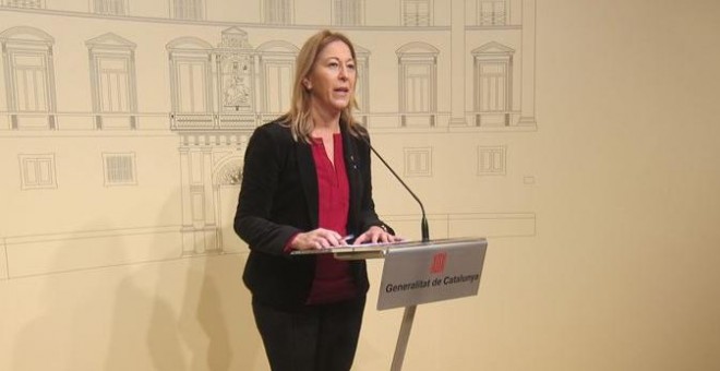 La consellera de Presidencia de la Generalitat, Neus Munté.