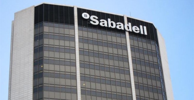 Sede de Banco Sabadell en Barcelona. E.P.