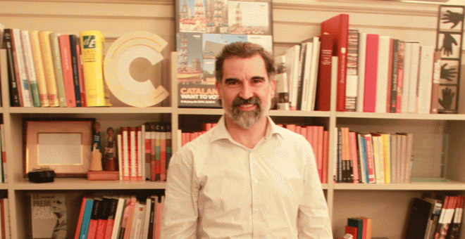 El presidente de Òmnium Cultural, Jordi Cuixart./ M. F.