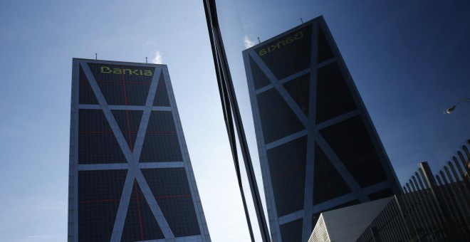 La sede de Bankia en una de las Torre Kio de Madrid. REUTERS/Susana Vera