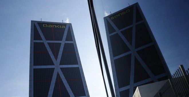 La sede de Bankia en una de las Torre Kio de Madrid. REUTERS/Susana Vera