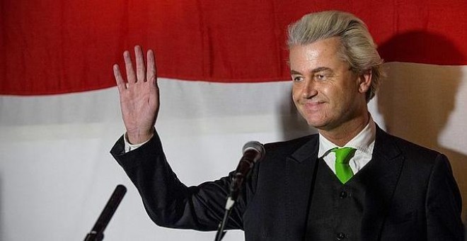 El holandés Wilders, líder del Partido por la Libertad.- EFE