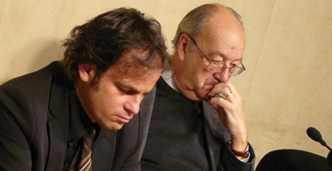 El teniente alcalde de Barcelona, Jaume Asens, y Gil Matamala.