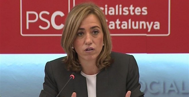 La secretaria de Relaciones Internacionales del PSOE, Carme Chacón. EUROPA PRESS