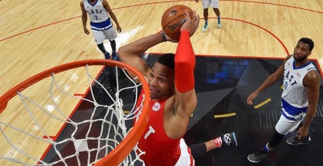 Westbrook fue elegido MVP.- EFE