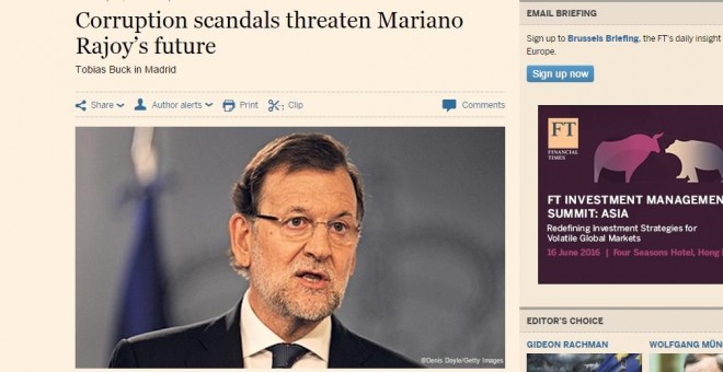 Mariano Rajoy Financial Times