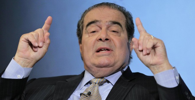 Fotografía de septiembre de 2012 del juez Antonin Scalia. - REUTERS