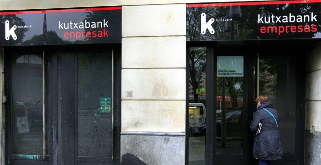 Sucursal de Kutxabank. EFE / Alfredo Aldai