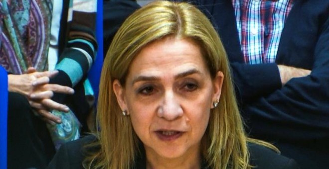 Infanta Cristina comienza a declarar en el juicio de Noos.