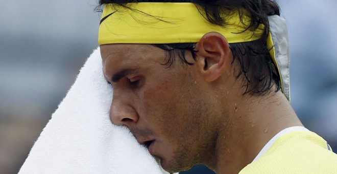 Nadal, durante un partido reciente en Argentina. REUTERS/Marcos Brindicci