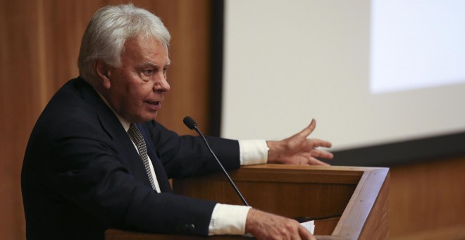 Felipe González asume cátedra 'José Bonifacio' de la Universidad de Sao Paulo.- EFE