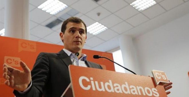 Al presidente de Ciudadanos, Albert Rivera. - EFE