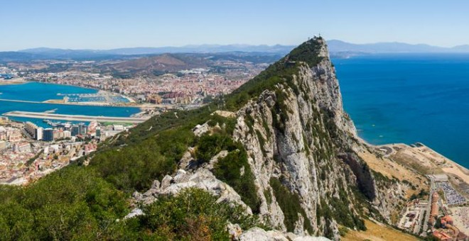 Vista panorámica de Gibraltar