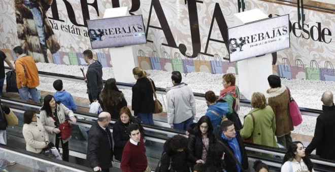 Un centro comercial en España./EFE/Jesús Diges