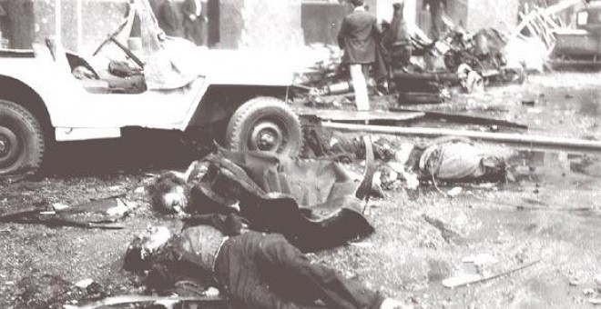Bombardeo de Plaza de Mayo, Buenos Aires, 16 de junio de 1955.