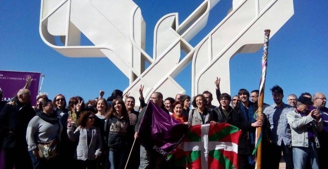 Celebración de Podemos del Aberri Eguna en Donostia. / Podemos.