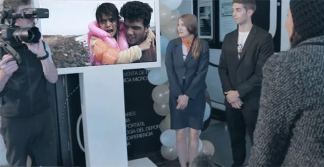 Captura del vídeo 'El viaje de su vida', con el Unicef pretende sensibilizar sobre la situación de los refugiados.
