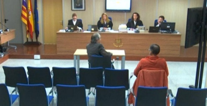 El arquitecto Marc Viader durante su declaración en el juicio por el caso Nóos.