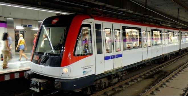 Imagen del metro de Barcelona.