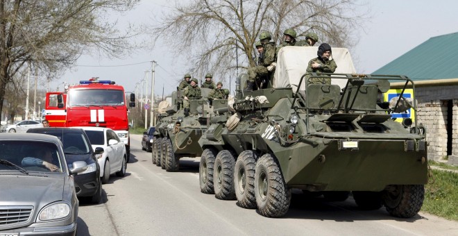 Las autoridades han evacuado todos los edificios oficiales de la localidad y han reforzado la seguridad en toda Stávropol. - REUTERS