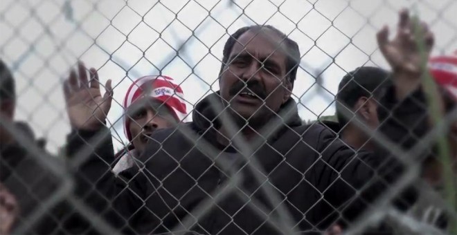 Mehboob, en el campo de detención de Samos, en Grecia. / MÉDICOS SIN FRONTERAS