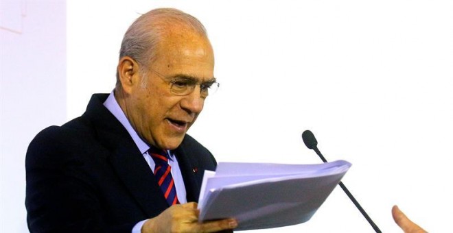 El secretario General de la Organización para la Cooperación y Desarrollo Económico (OCDE), José Ángel Gurría. - EFE