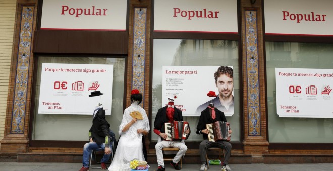 Oficina del Banco Popular en Sevilla. REUTERS