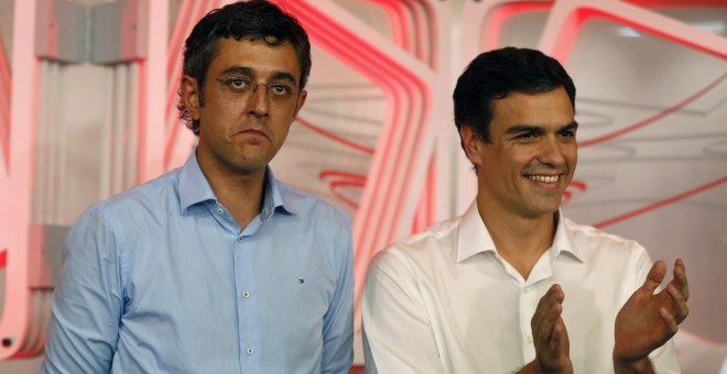 Eduardo Madina y Pedro Sánchez, en una foto de archivo. / AGENCIAS