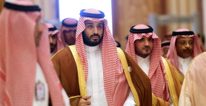Mohammed ben Salman, número dos en la línea sucesoria del trono saudí y ministro de Defensa. / AFP