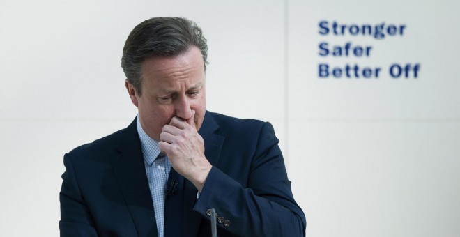 El primer ministro británico, David Cameron, en el British Museum de Londres. / LEON NEAL (REUTERS)