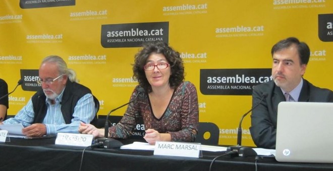 Oriol Vicente, Liz Castro y Marc Marsal. E.P.