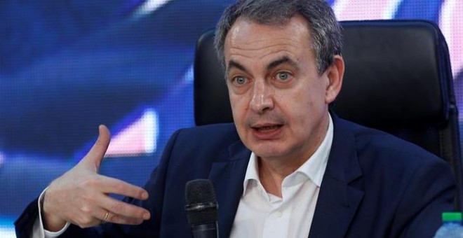 El expresidente del Gobierno español José Luis Rodríguez Zapatero, el viernes en Santo Domingo (República Dominicana). /EFE