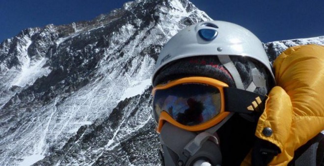 Imagen publicada por Eric Arnold, en uno de los momentos de su ascenso al Everest. ‎/ @EricArnold8850
