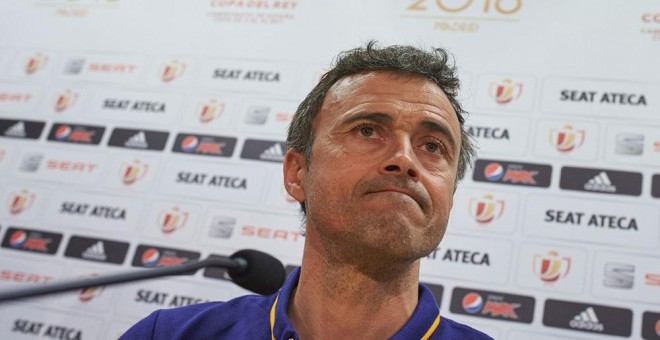 El entrenador del FC Barcelona, Luis Enrique. EFE