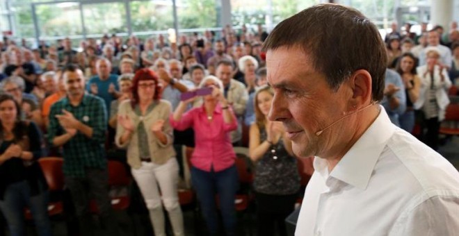 Otegi, en un acto en Bilbao este miércoles. EFE/Luis Tejido