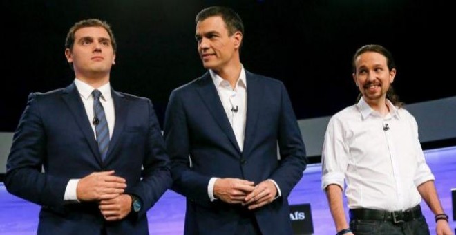La Academia de Televisión organiza el debate a 4 entre Rajoy, Sánchez, Rivera e Iglesias para el día 13 de junio. EFE