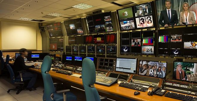 Sala de realización de TV3