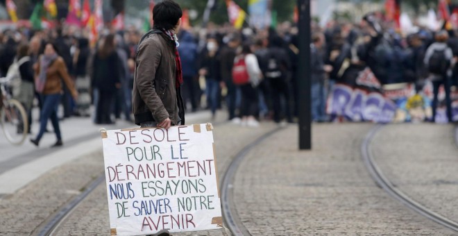 La huelga ferroviaria en Francia, ensayo sindical de la amenaza de paro en la Eurocopa. REUTERS