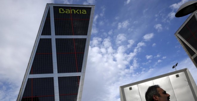 Sede de Bankia en una de las Torres Kio de Madrid. REUTERS