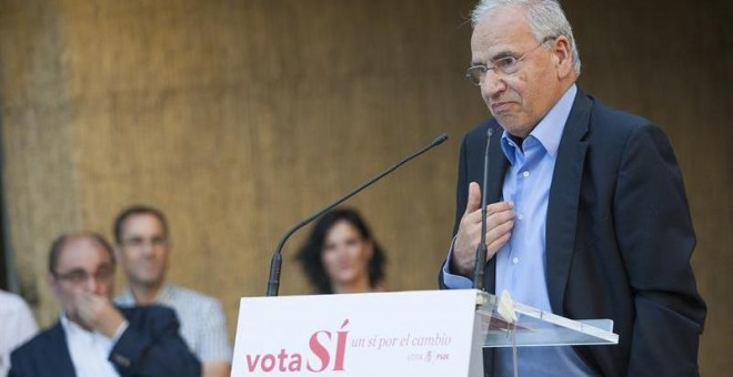 El presidente de la Fundación Pablo Iglesias y exvicepresidente del Gobierno, Alfonso Guerra. - EFE