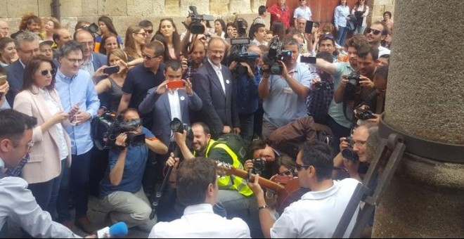 Albert Rivera en Salamanca. - PAULA DÍAZ