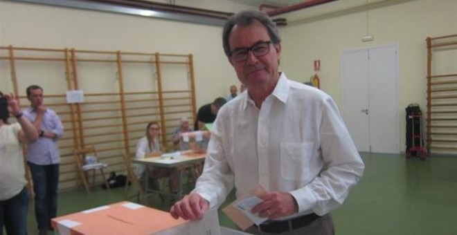 El expresidente de la Generalitat y líder de CDC, Artur Mas.