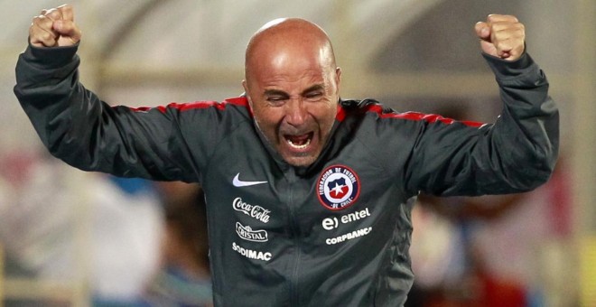 El técnico argentino Jorge Sampaoli. /AFP